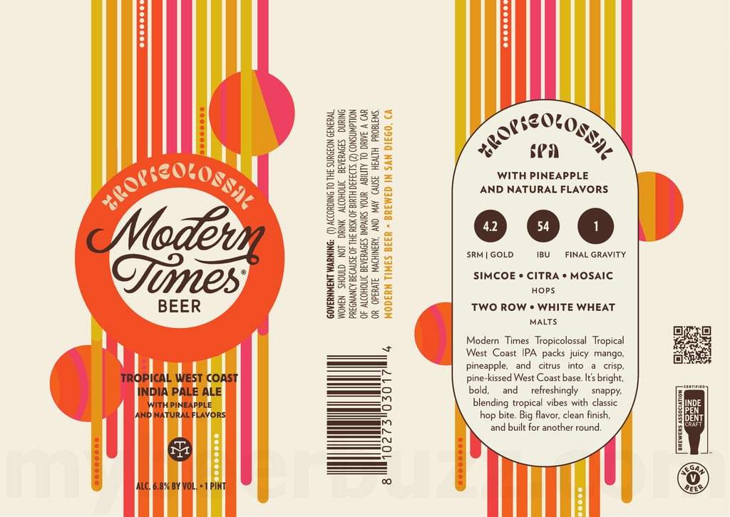 2026 Modern Times Tropicolossal 16-oz Cans