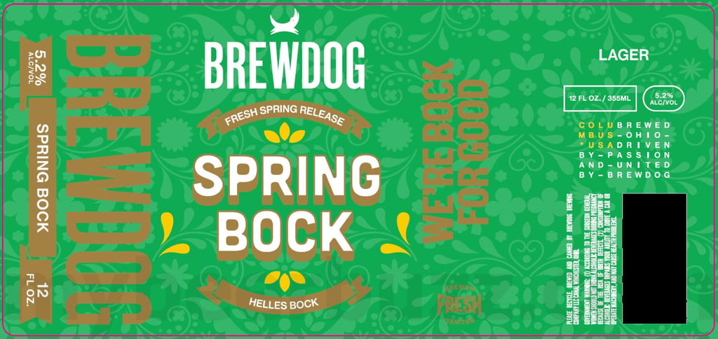 2025 BrewDog Spring Bock