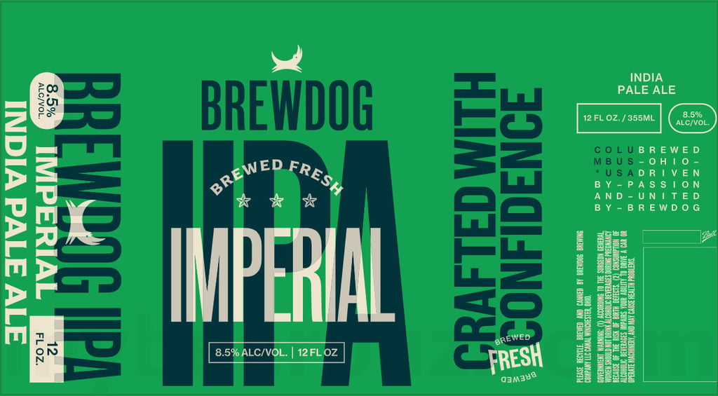 2025 BrewDog Imperial IPA 12-oz Cans