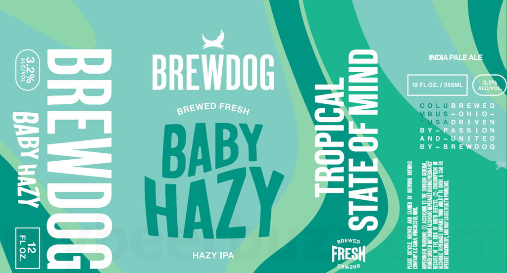2025 BrewDog Baby Hazy 12-oz Cans