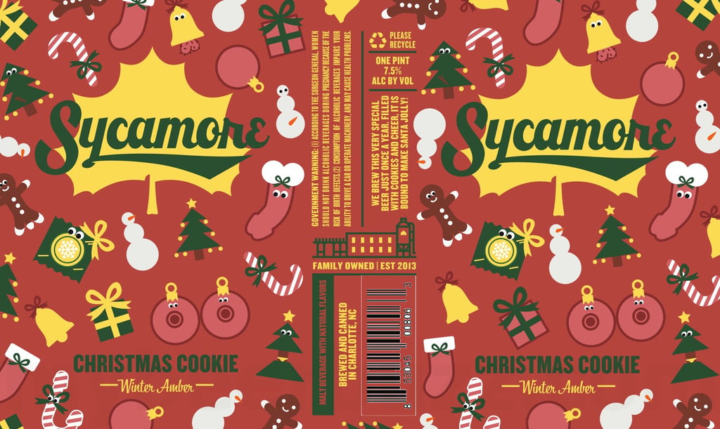 2025 Sycamore Brewing Christmas Cookie 16-oz Cans