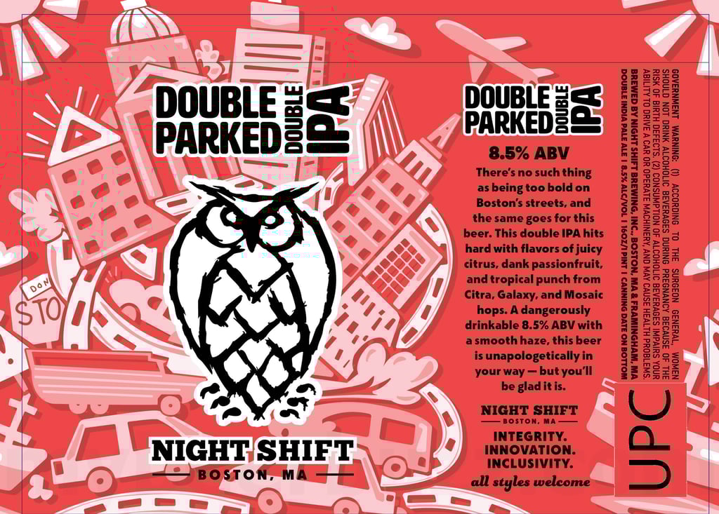 2025 Night Shift DOuble Parked 16-oz Cans
