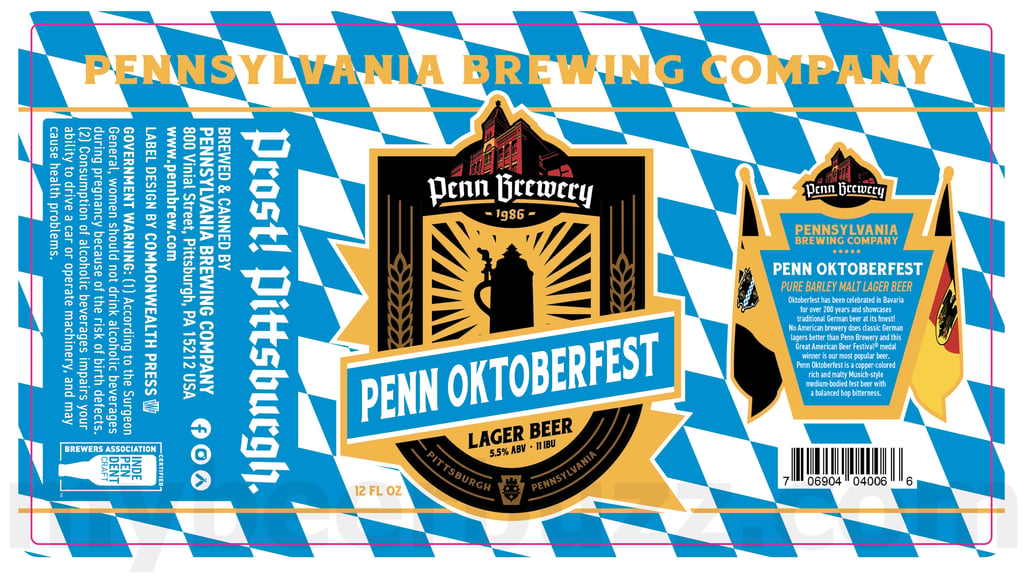 2025 Penn Brewery Oktoberfest 12oz Cans.