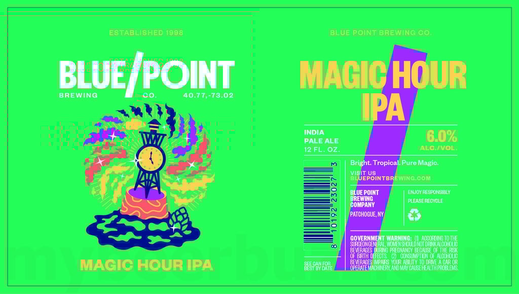 2026 Blue POint Magic Hour IPA 12-oz Cans