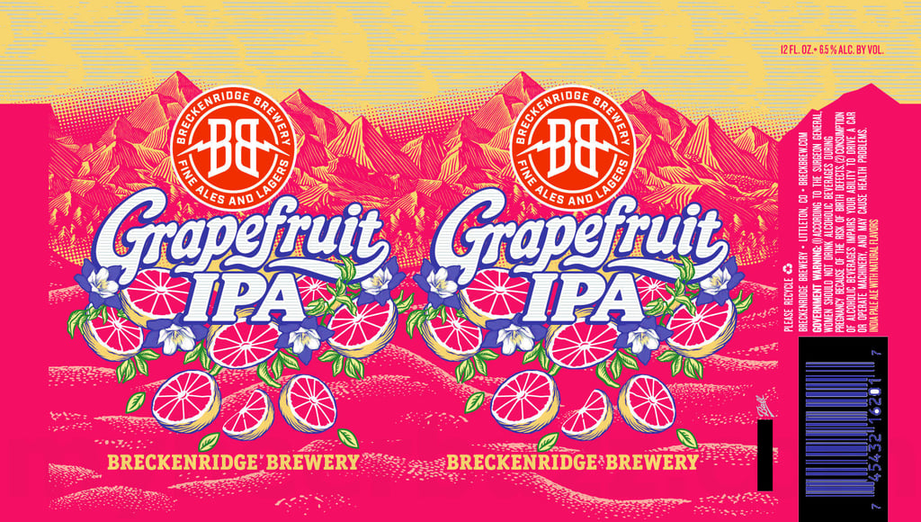 2026 Breckenridge Grapefruit IPA 12-oz Cans