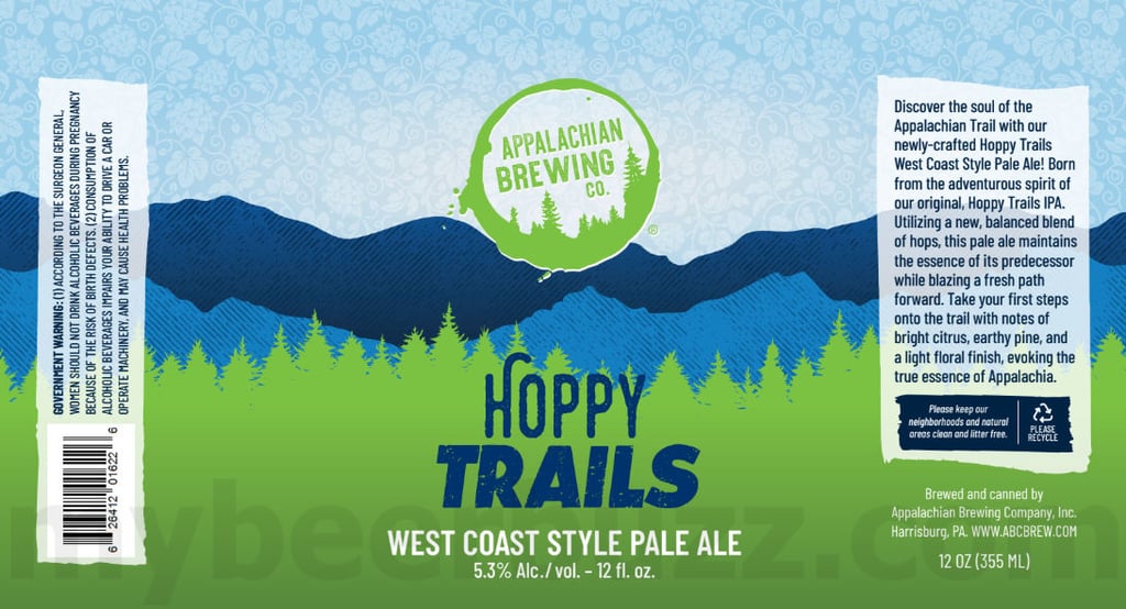 2025 Appalachian Brewing Hoppy Trails 12oz Cans