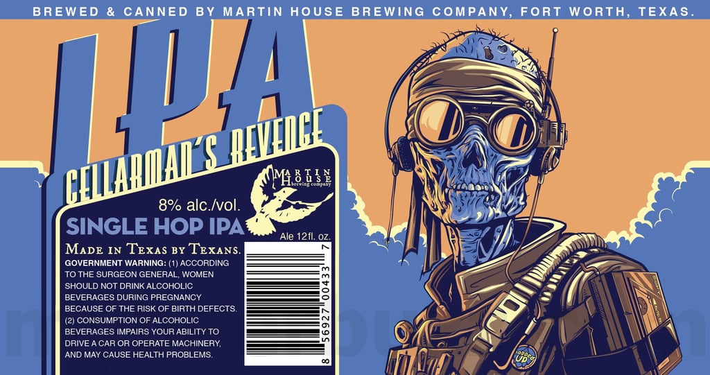2025 Martin House Cellarman's Revenge 12oz Cans.