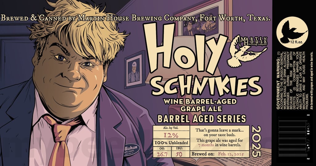2025 Martin House Holy Schnikies 12oz Cans