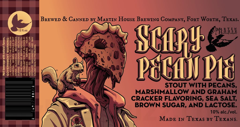 2025 Martin House Scary Pecan Pie 12-oz Cans