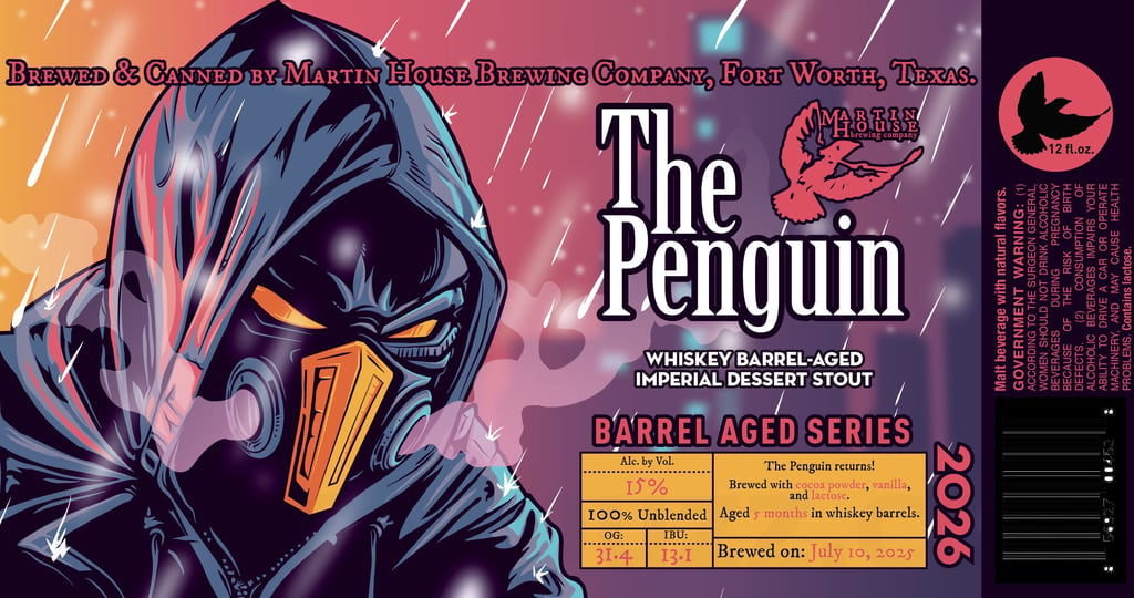 2026 Martin House The Penguin 12-oz Cans