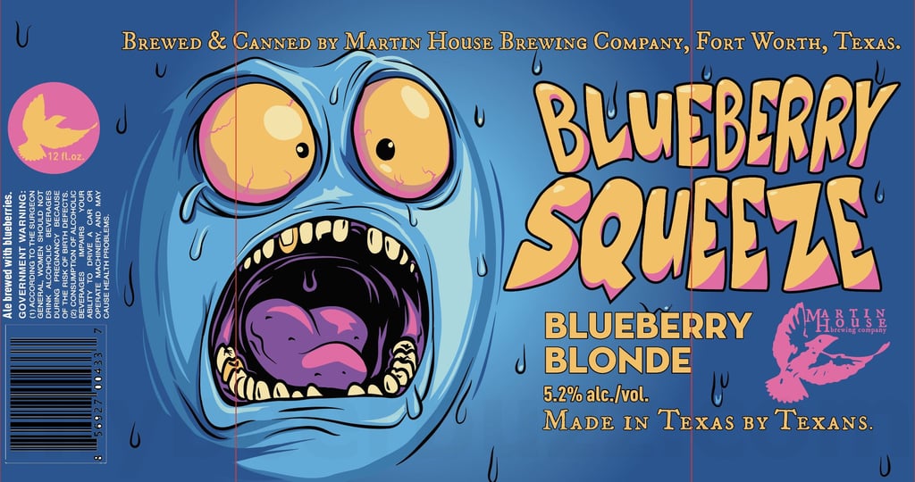 2025 Martn House Blueberry Squeeze 12-oz Cans