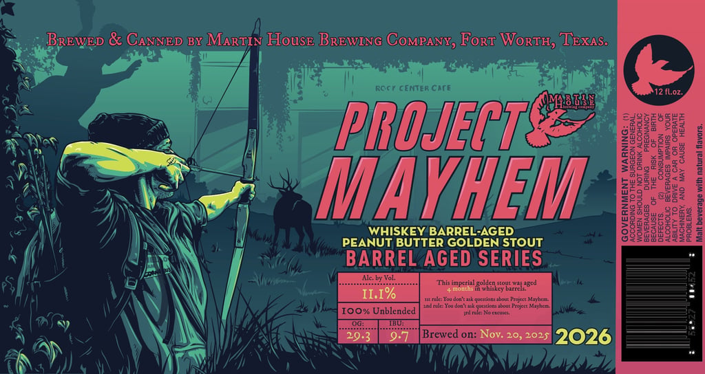 2026 Martin House Project Mayhem 12-oz Cans
