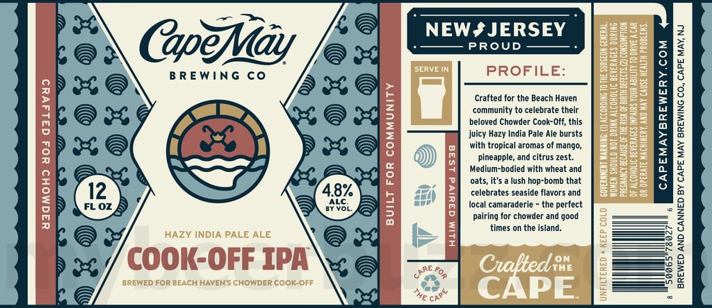 2025 Cape may Brewing Cook-Off IPA 12oz Cans