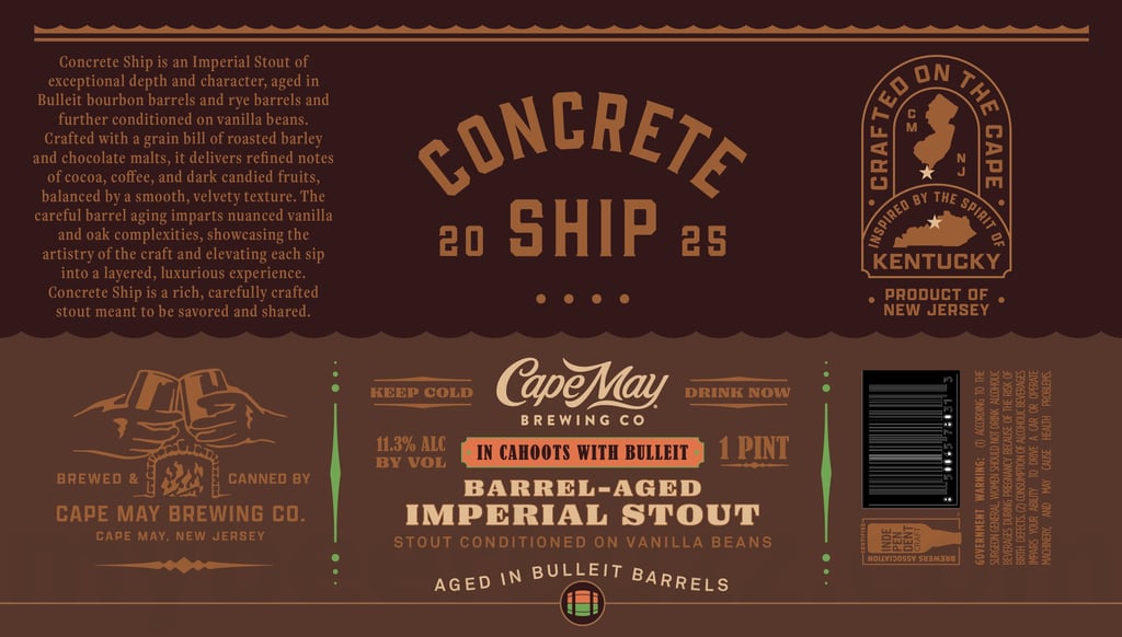 2025 Cape May Concrete Ship 16-oz Cans