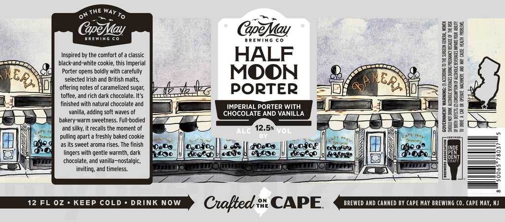 2025 Cape May Half Moon Porter 12-oz Cans