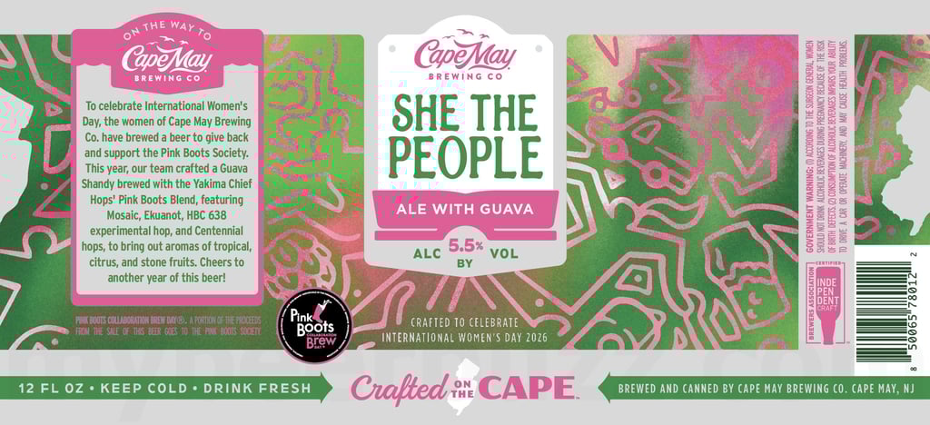 2026 Cape May She The People Ale With Guava 12-oz Cans
