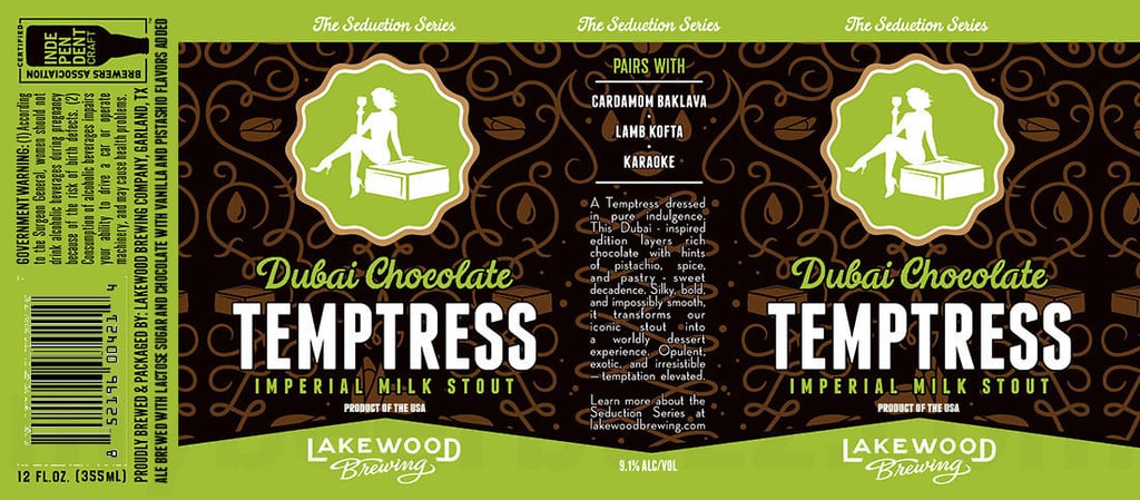 2026 Lakewood Brewing Dubai Chocolate Temptress 12-oz Cans