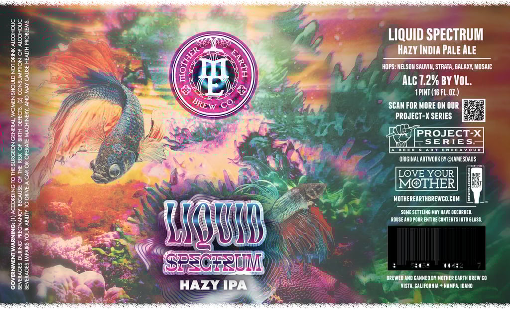 2026 Mother Earth Brew Liquid SPectrum 16-oz Cans