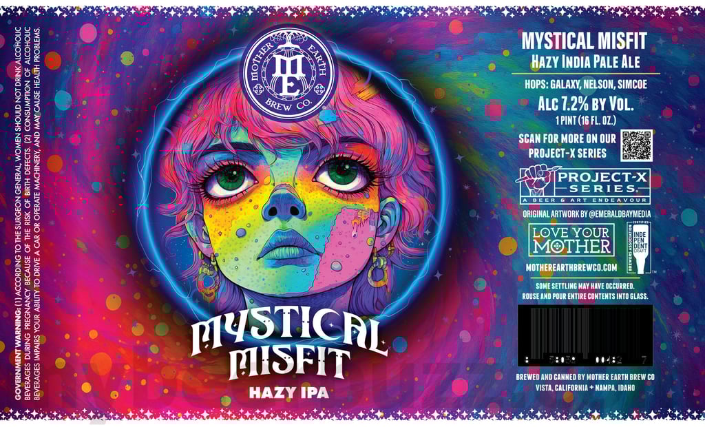 2025 Mother Earth Brew Co Mystical Misfit 16oz Cans