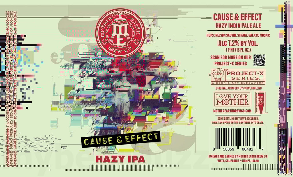 2026 Mother Earth Brew Co Cause & Effect 16-oz Cans