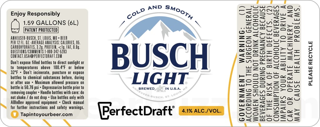 2026 Busch Light PerfectDraft 6L