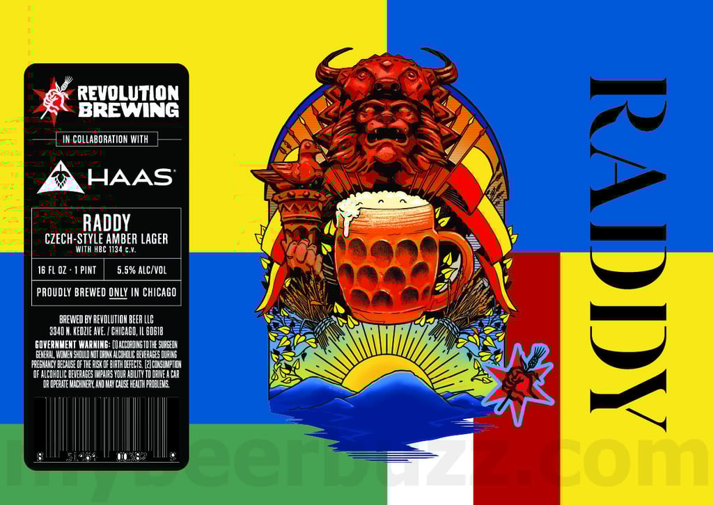 2025 Revolution Brewing Raddy 16oz cans.