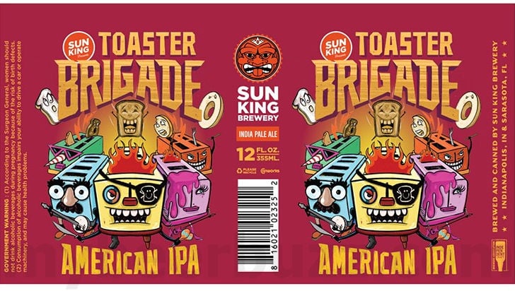 2025 Sun King Toaster Brigade 12oz Cans.