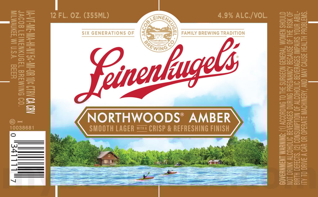 2025 Leinenkugels Northwoods Amber 12oz Bottles.