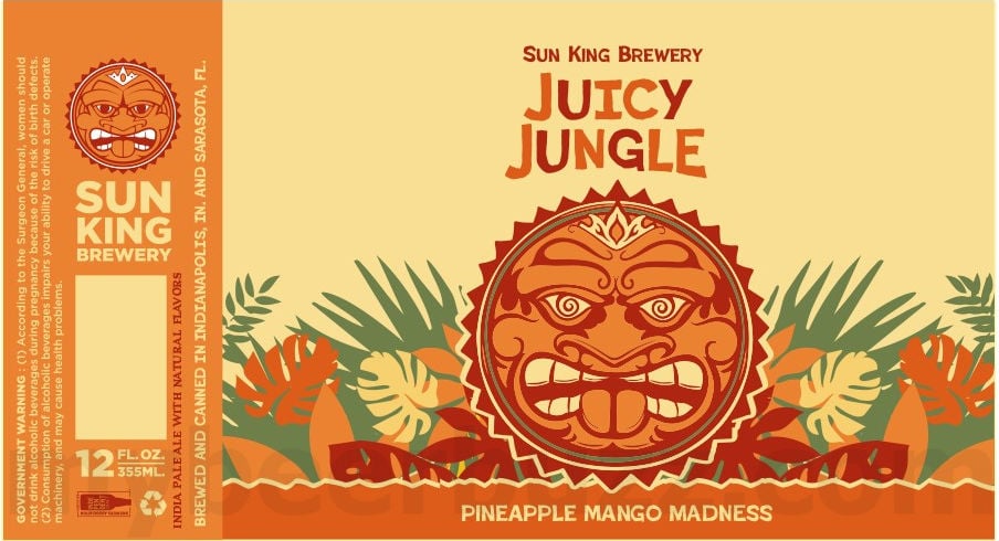 2026 Sun King Juicy Jungle Pineapple 12oz Cans