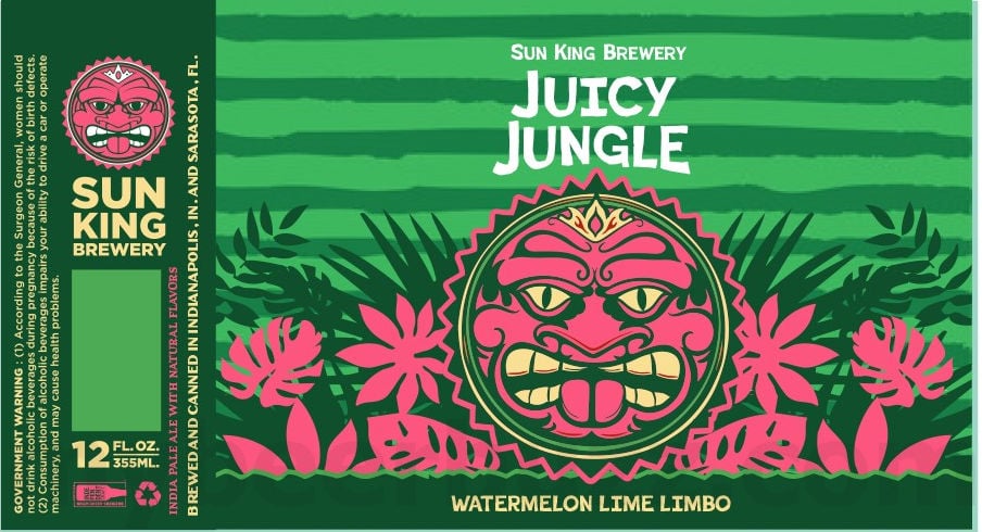 2025 Sun King Juicy Jungle Watermelon Lime Limbo 12oz Cans
