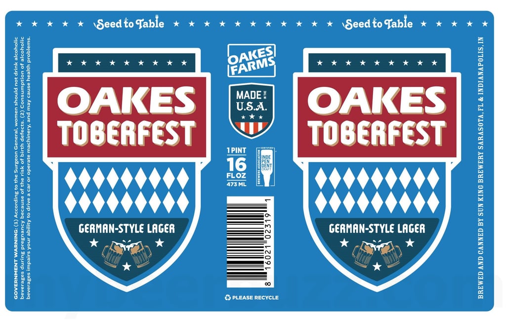 Sun King Oakes Toberfest 16-oz Cans