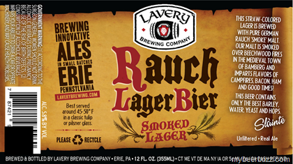 Lavery Brewing – Rauch Lager Bier
