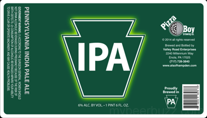 Pizza Boy – Pennsylvania IPA Coming To Bottles