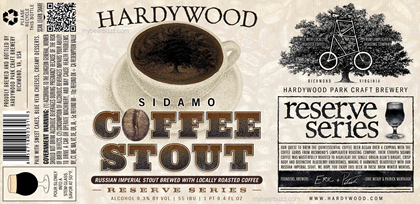 Hardywood Park Craft Brewery – Sidamo Coffee Stout