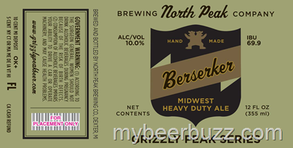 North Peak Brewing – Berserker Midwest Heavy Duty Ale & Humongous Midwest Red Ale