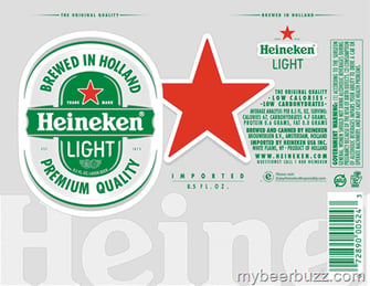 Heineken Light – 8.5oz Cans – 67 Calories
