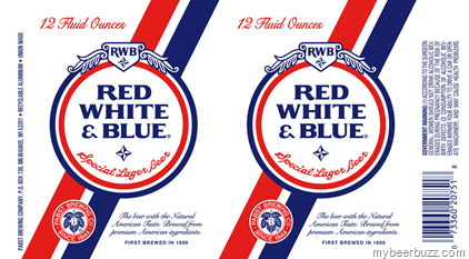 Pabst Brewing – Red White & Blue Special Lager 12oz Cans