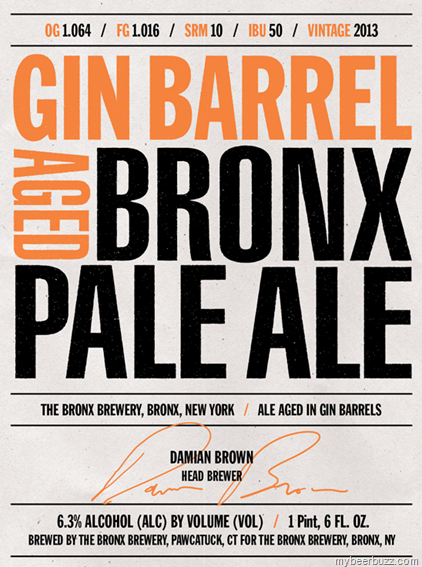 Bronx Brewery – Gin Barrel Aged Pale Ale