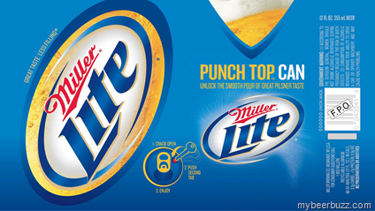 Miller Lite – Punch Top Can