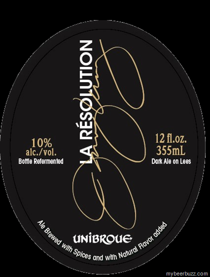 Unibroue – La Resolution – Jerry Veitz