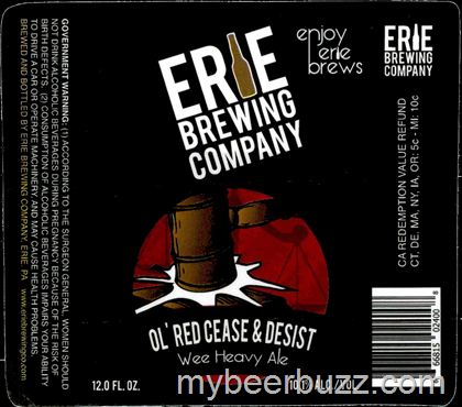 Erie Brewing – Ol’ Red Cease & Desist