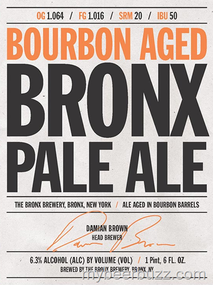 Bronx Brewery Bourbon, Zinfandel, Tequila, Rye Whiskey, Gin, Mezcal & Chardonnay Barrel Aged Bronx Pale Ale