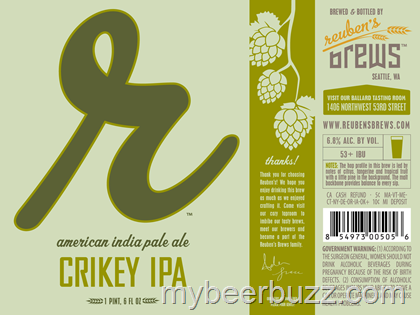 Reuben’s Brews – Crikey IPA