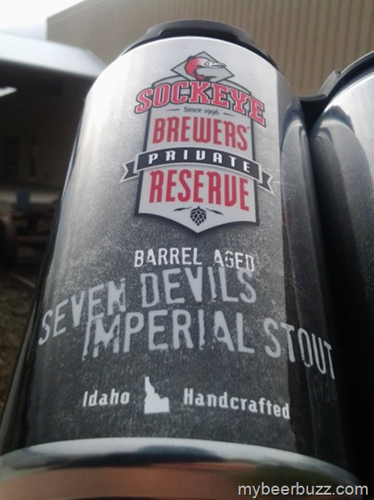 Sockeye Releases Barrel Aged Seven Devils Imperial Stout