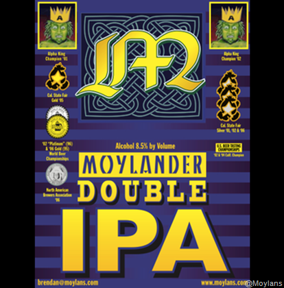 Moylans–Moylander Double IPA Coming Soon