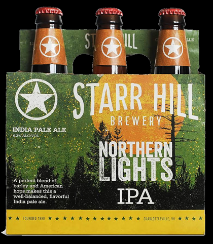 Starr Hill Enhances Northern Lights IPA