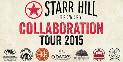 Starr Hill Brewery Kicks Off Collaboration Tour 2015