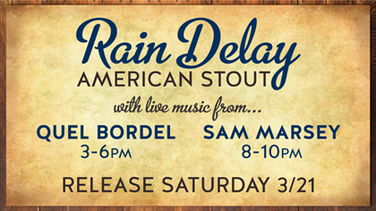 Hangar 24 "Rain Delay" American Stout Coming 3/21