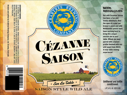 Crabtree Brewing – Cezanne Saison