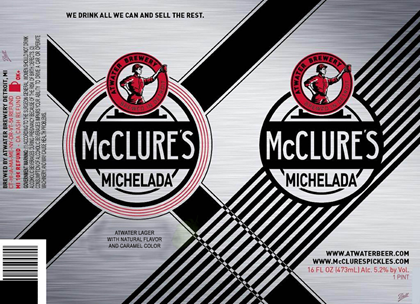 Atwater Brewery – McClure’s Michelada 16oz Can